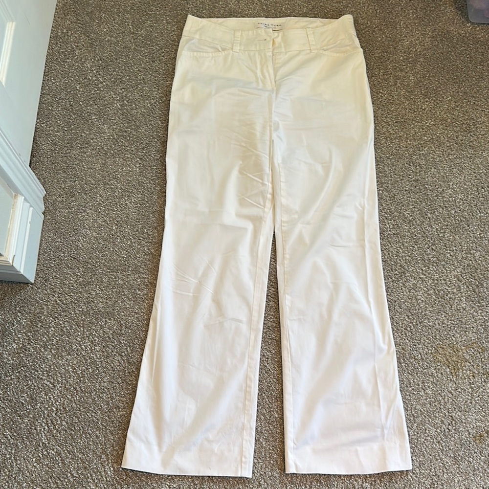 Trina Turk White Wide Leg Pants